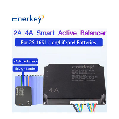 Équilibreur actif Enerkey 5TH pour l' équilibrage de la batterie Lifepo4 / Li-ion en 8S 10S 14S 16S